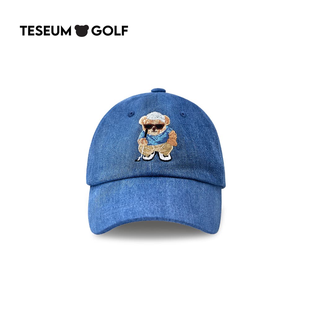 [TESEUM GOLF] 테지움 시그니쳐 볼캡 데님