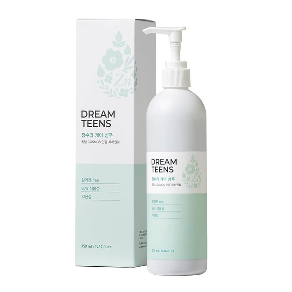 [글로벌푸른친구들] 드림틴즈 정수리냄새 제거 샴푸 350ml x 5ea