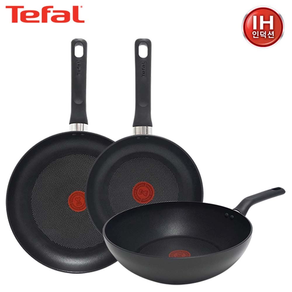 테팔 인덕션 델리커시 티타늄 프라이팬 22cm+28cm+멀티팬 28cm TFC-ID28W