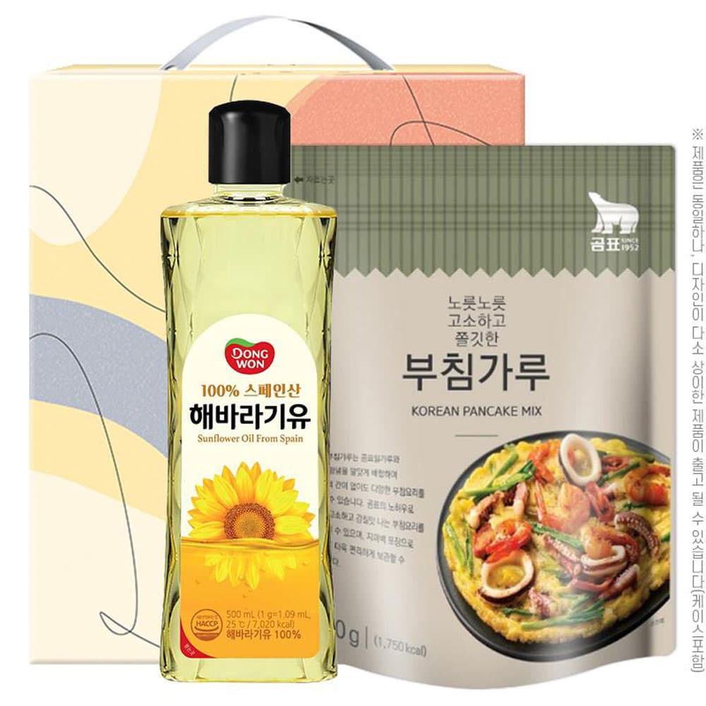 동원해바라기유 곰표부침가루(2종)
