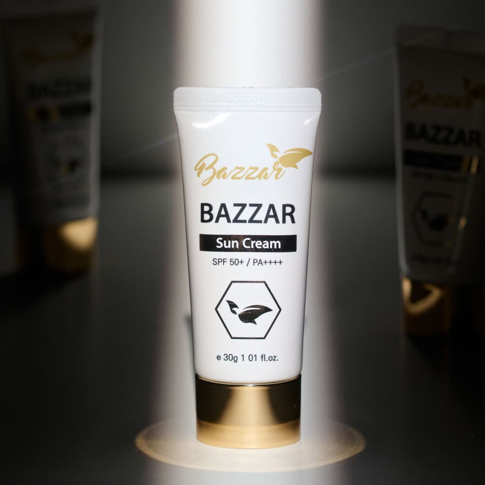 피부자극완화 바자르 프리미엄 선크림 SPF50+ 1개