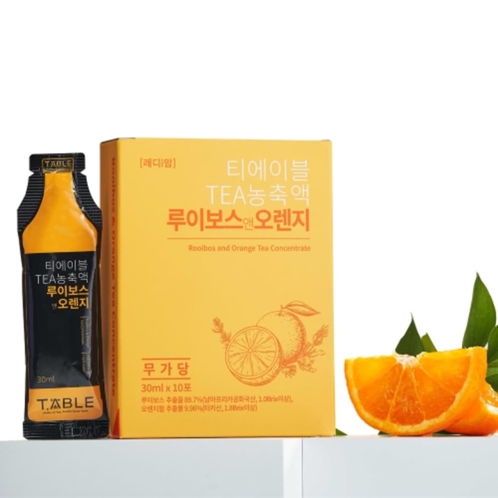 티에이블 TEA 농축액 루이보스앤오렌지 30ML X 10포