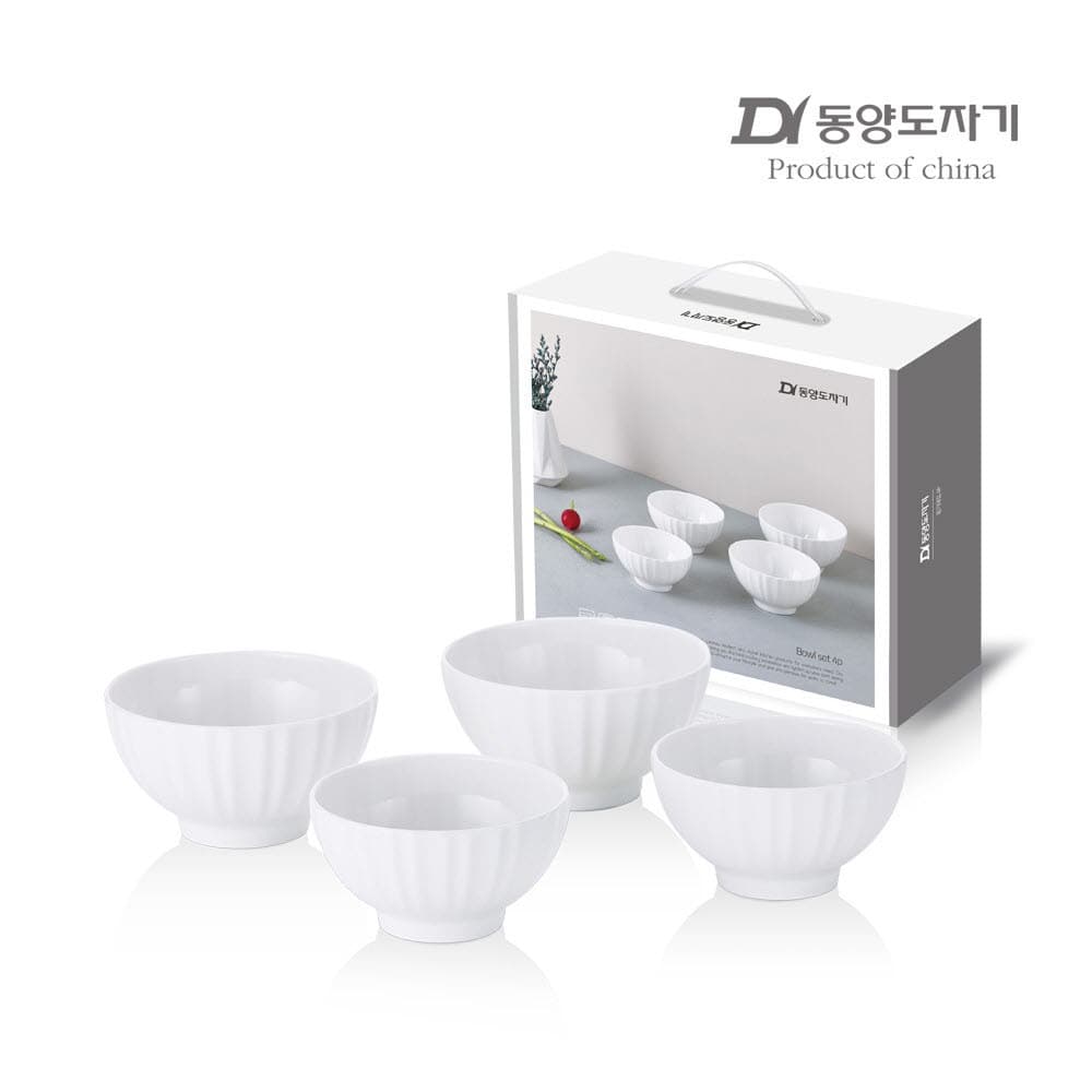 동양도자기 공기대접 4P