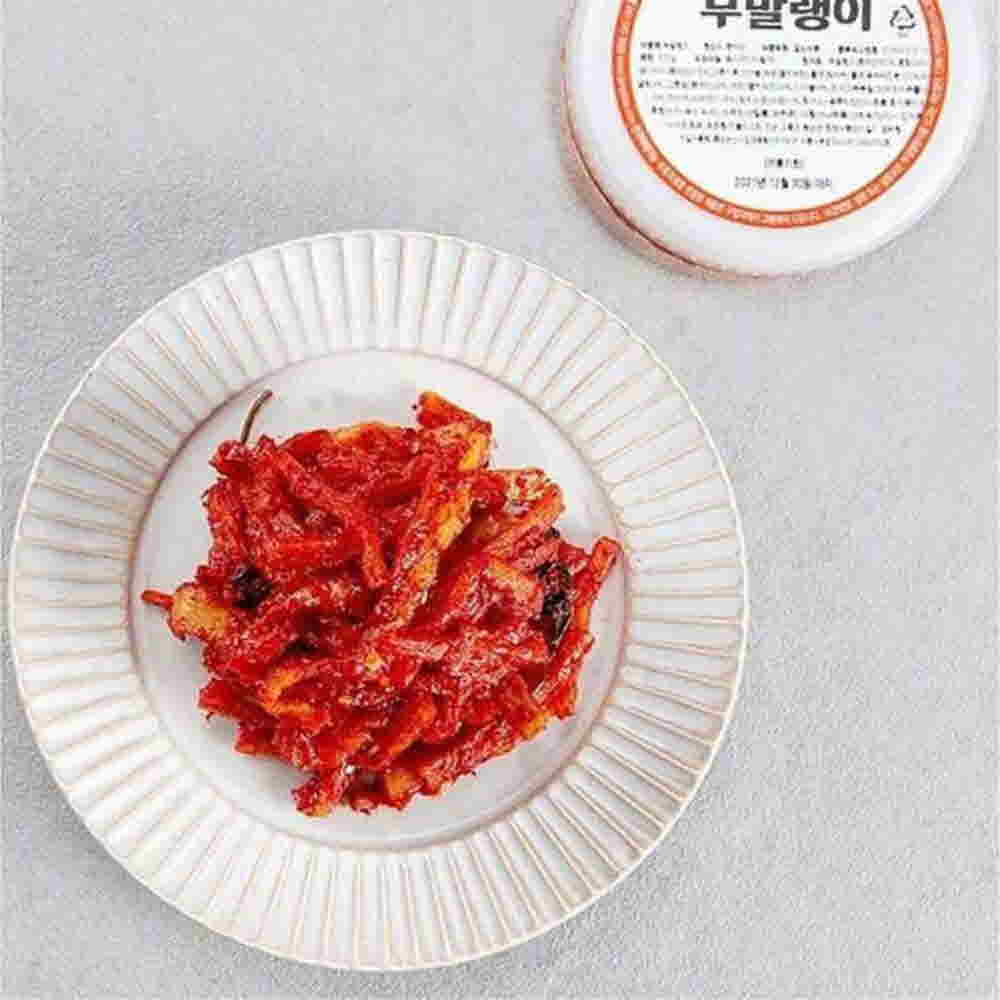 미왕젓갈백화점 정성을 다하는 반찬 오득오득 맛있는 반찬 무말랭이 250g(아이스박스 포장) 상세이미지