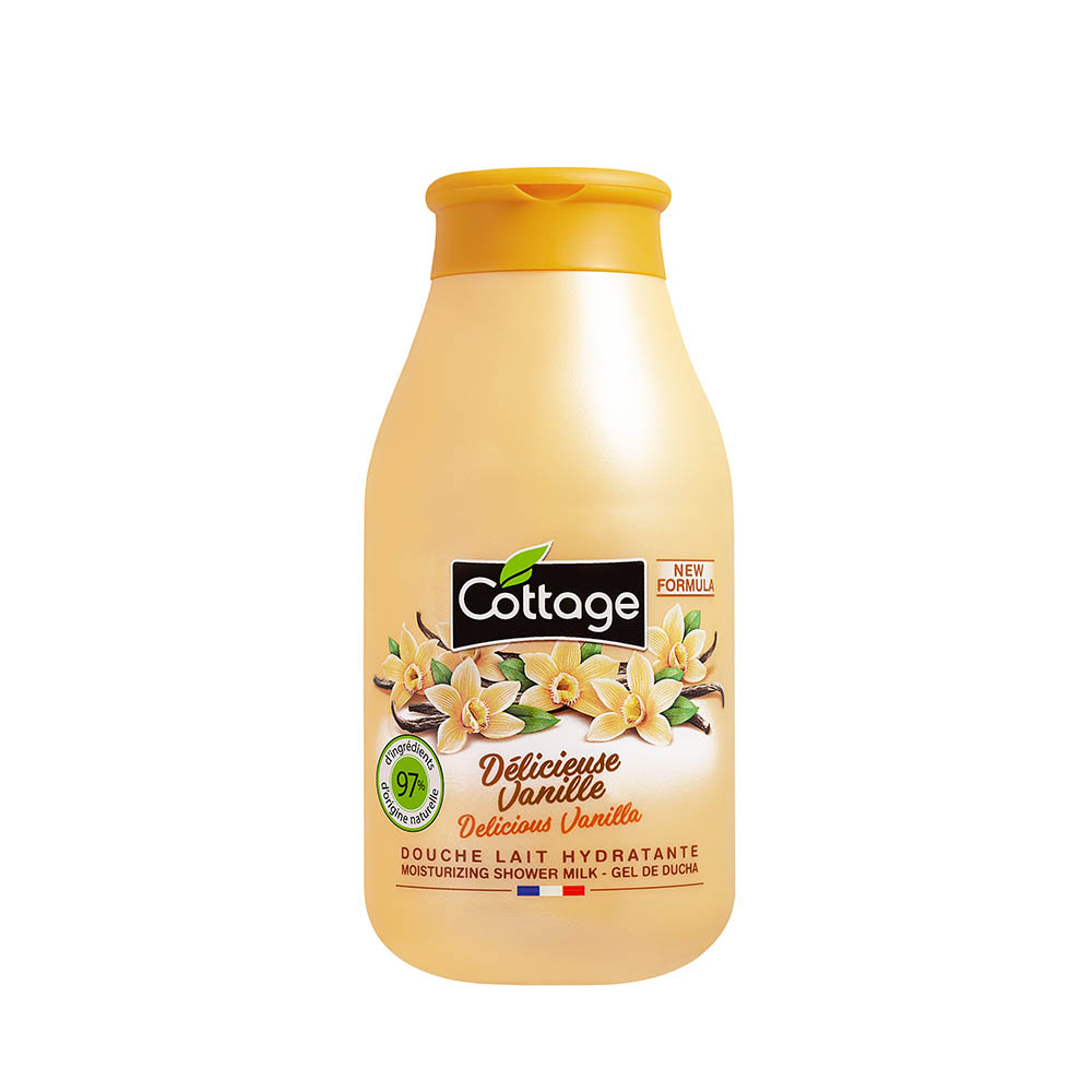 프랑스 코티지 딜리셔스 바닐라 모이스처라이징 샤워밀크 250ml 상세이미지
