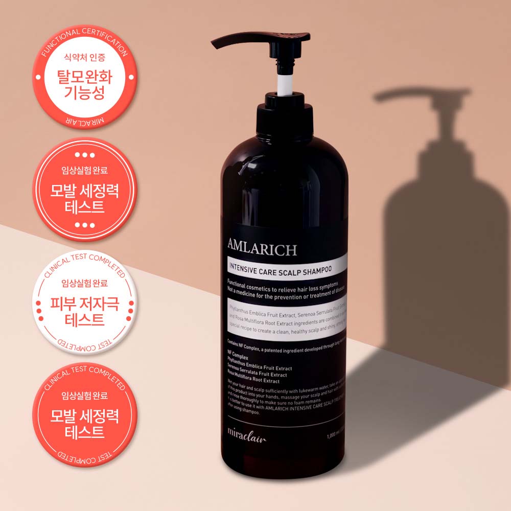 미라클레어 암라리치 인텐시브 케어 스칼프 샴푸 1,000ml 상세이미지